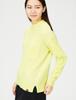 Golf mock neck knit jacquard female 1 [New Balance] (optical pattern/stretch) / / 012-2270506 060_Yellow [M]
