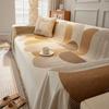 1Pc Universal All-Season Chenier Sofa Towel Full Cover Cloth Cover Plush Sofa Cushion Cover Non-Slip Blanket Anti-Cat Scratch