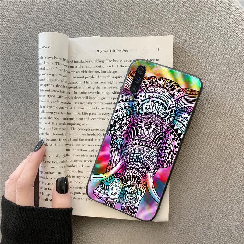 African Indian Elephant Phone Cover For Samsung Galaxy A51 A71 A21S A10 A20S A20E A30S A40 A50 A70 A11 A40 M31 M30S Mobile Cases