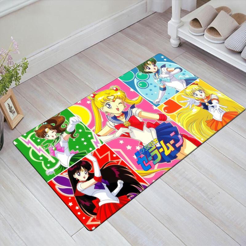 Saylor-moon Anime Carpet Rug for Living Room Bedroom Home Sofa Decoration,Kids play Non-slip Floor Mat