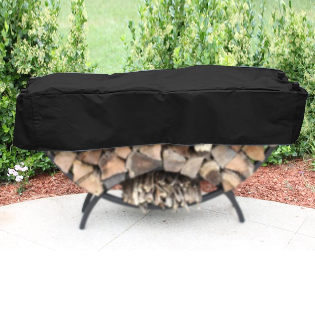 Firewood Rack Cover Oxford Cloth Log Waterproof Wood Pile For Fire Storage Covers At Affordable S Free Real Reviews With Photos Joom Firewood Rack Cover Oxford Cloth, Small Outdoor Log Holder With Cover