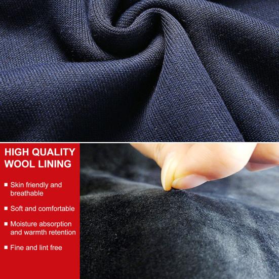 Men Sweater Fake Two-piece Grid Thicken Knitted Male Base Sweater for Daily Wear