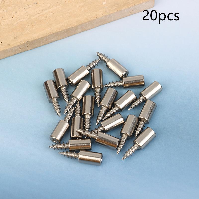 20/30Pcs Support Multifunction Fixed Cabinet Rack Nail Self-Tapping Integrated Screw Clapboard Holder Laminate Support Nail