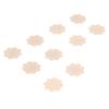 5 Pairs Disposable Breast Pasties Comfortable Beige Adhesive Bras Invisible Nipple CoversFlower