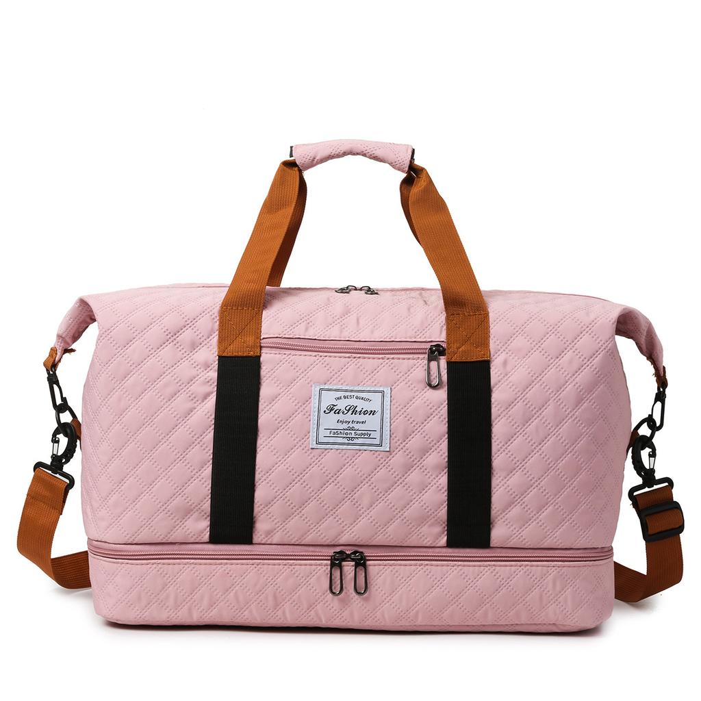 Fashionable Casual Shoe Bin Handbag Handbag Wet and Dry Separation with Yoga Mat Yoga Bag Can Be Used To Pull Rod