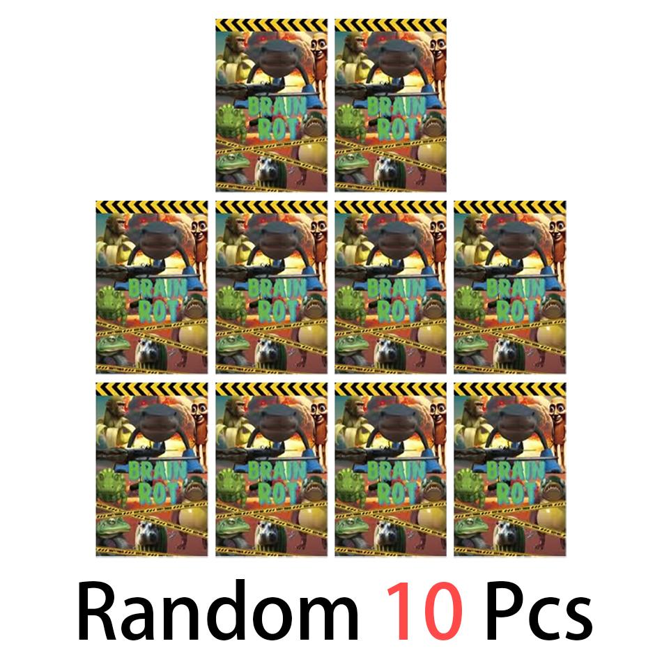 8Pcs/Set Anime Tung Tung Sahur Figure 24Pcs Baged Action Figurine Doll Kits Collection PVC Model Toy Children Birthday Gift