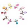 60 Pieces Mixed Silver Angel Butterfly Charms Pendants Faceted Beads