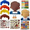 Montessori Emotions Learning Toy - 12 Emotion Cards & DIY Face Puzzle, Educational Game for Kids 3+ Years, Creative Gift for Boys and Girls