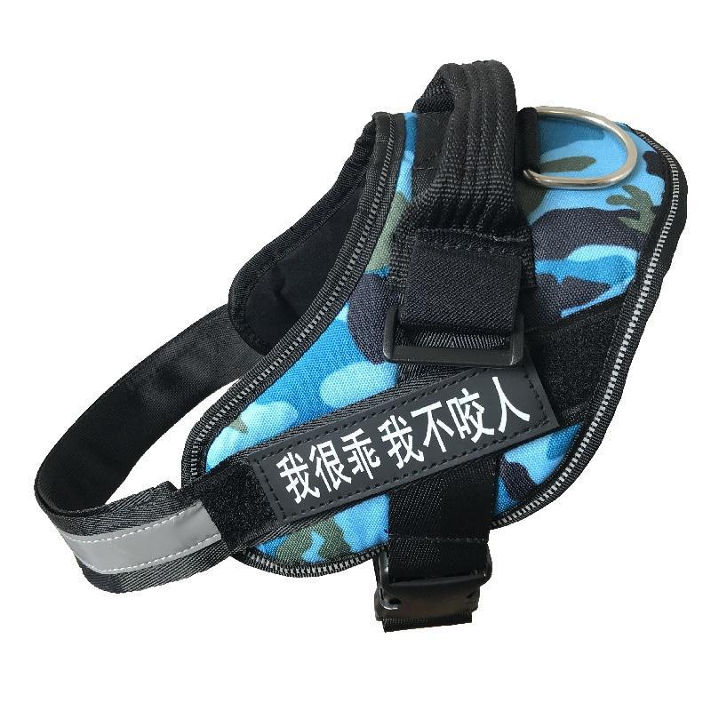 Pet Supplies Dog Leash Chest Strap Small Medium and Large Dog Vest Type Explosion-proof Dog Leash Chain Chest Strap
