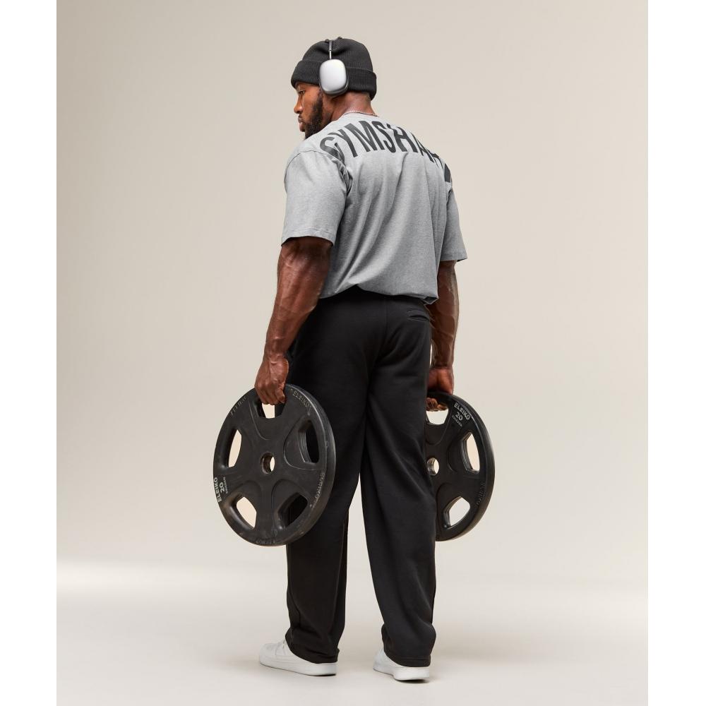 Gymshark Power T shirT Charcoal Core Marl Black A2c9e Gdhc