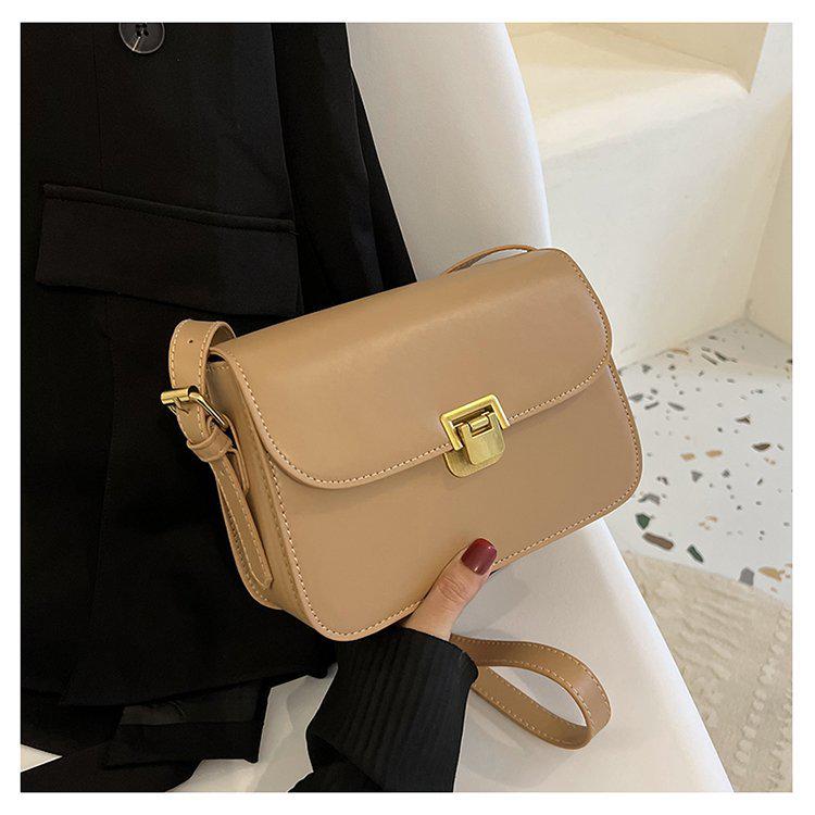 2024 Retro-Style Women's Small Square Commuter Shoulder Bag - Classic & Versatile