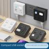 "Smart Multi-Function USB Power Strip with Night Light and Wireless Socket"