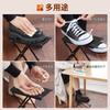 CAHAYA Metal Guitar Footrest 6-Position Height Adjustable Foldable Foot Stool 13.5x29.5x20cm