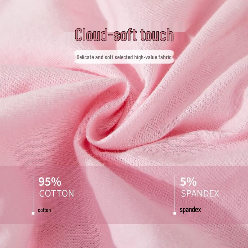 Hengyuanxiang Women's 100% Cotton High-Waist Tummy Control Underwear