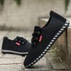 Summer Breathable Hollow Lace-up One Men's Student Casual Sports Shoes Mesh Shoes Men's Mesh Shoes