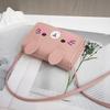 Portable Easter Rabbit Crossbody Bag Adorable Kids Coin Purse Children's Mini Handbags  Dress-Up