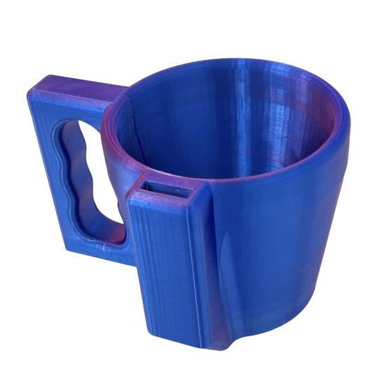 Držák na zmrzlinu s rukojetí a otvorem pro naběračku, snadno vyjímatelný, držák na zmrzlinové kelímky s velkou kapacitou, balení na půllitr, nádoba na zmrzlinu, stojan na dezertní kelímky