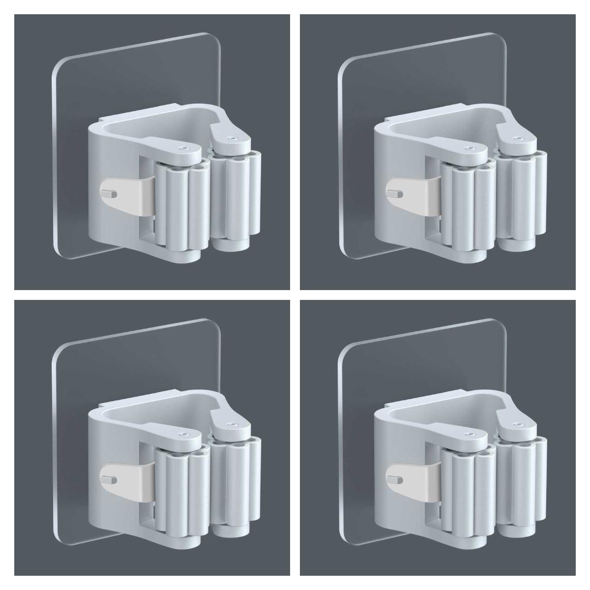 

2/4 шт. домашняя полка для хранения, всасывающая подвесная труба для ванной комнаты, бесследные крючки, настенный органайзер для швабры, держатель, водонепроницаемая вешалка для метлы