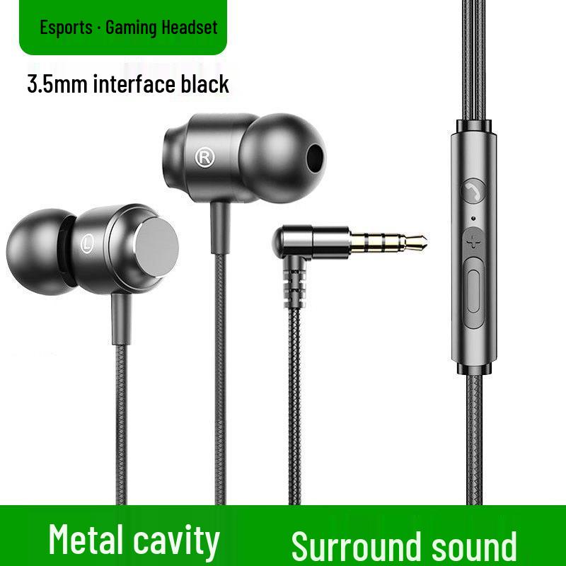 Metal Magnetic Gaming Earphones, Wired In-Ear with Type-C Angled Plug for Precise Sound Localization
