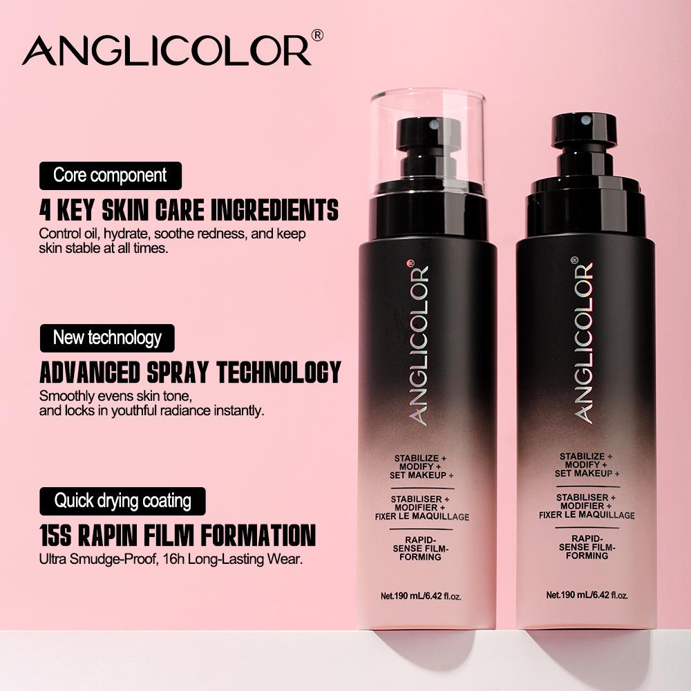 Sprej pro fixaci make-upu, Kontrola mastnoty, Vodotěsný a odolný proti potu Mikronový sprej, Rychle vytváří film bez odstraňování make-upu a rychle fixuje make-up