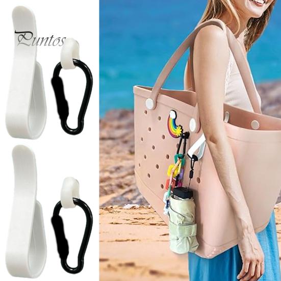 1 Set Beach Bag U-shaped Hook Carabiner Mushroom Buckle Heavy Duty EVA Summer Beach Tote Hole Handbag Hanger Accessories Kit