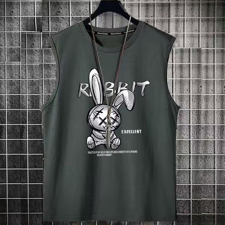 

2024 Повседневный баскетбольный жилет без рукавов, быстросохнущий, American Trend, круглый вырез XL