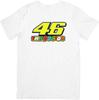 Valentino Rossi moto gp Muzică Potrivită pentru Bărbați Femei Tricou din Bumbac de Calitate Alb.