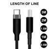 Fast Charging Laptop Power Cord USB C Tip to DC7.4x5.0mm 20V for Notebooks Power Supply Charging Cable Braided Wire