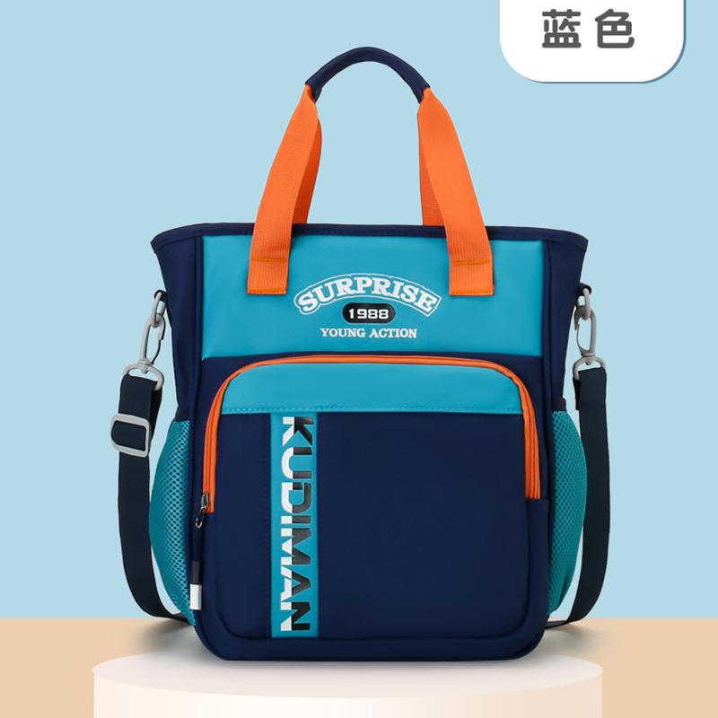 School Bag High Value Student Tutoring Bag Large Capacity Portable School Bag Lightweight Spine Protection Book Bag Versatile Anti-splashing Backpack