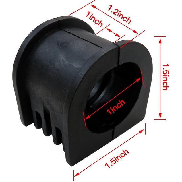 Rear Stabilizer Bar Bushings Fit for 2010-2017 Polaris Ranger 800