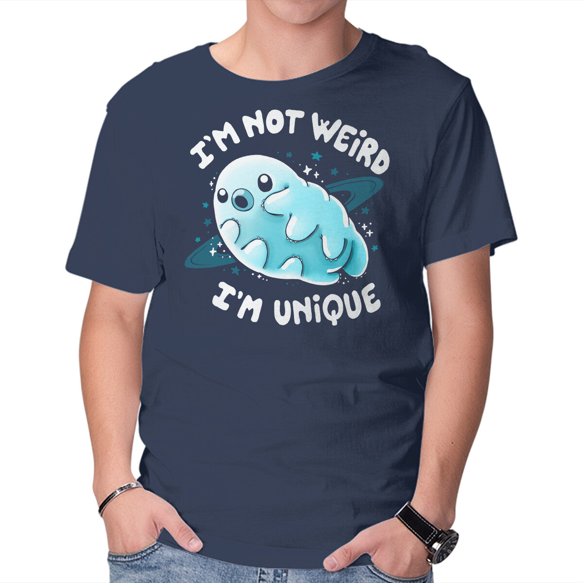 Unisex Crew Neck T-Shirt Tardigrade Graphic Short Sleeve Casual Tee XXXXL