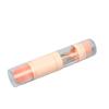Splicing 5 In 1 Makeup Brush Multifunctional Dustproof Lip Gloss Brush Eye Shadow Applicator with Protect Cap