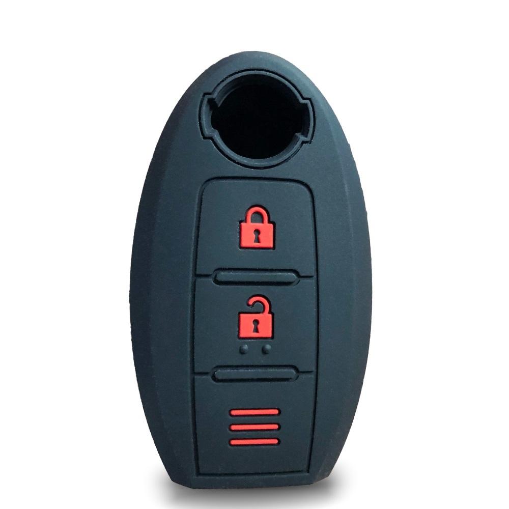 Silicone Car Key Case For Nissan Qashqai J10 note e11 Teana j32 Pulsar March Micra Juke Sylphy XTRAIL Bluebird Remote KEY Cover