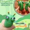 1/3pcs Novelty Green Worm Squeezing Toy Novelty Explosive Eye Squeezing Toy 3D Big Eye Children Adult Stress Relieving Toy