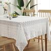 Lace Table Runner and White Party Tablecloth for Wedding Decoration, Summer Picnics, Valentine's Day Decor