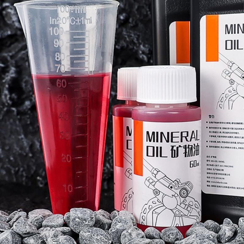 Bicycles Brake Mineral Oil Systems 60ml Fluid Cycling Mountain Bikes Mineral Oil For Bike Hydraulic Disc Brake Oil Fluid