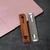 Leather Elastic Pen Holder Retro Pen Sleeve Notebook Rubber Band Pen Case Protective Cover School Supplies