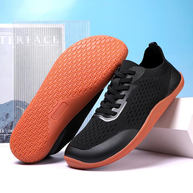 Mesh Wide Toe Casual Sneakers Light Breathable Cross-training Shoes Women Men Non-slip Walking Flat Shoes