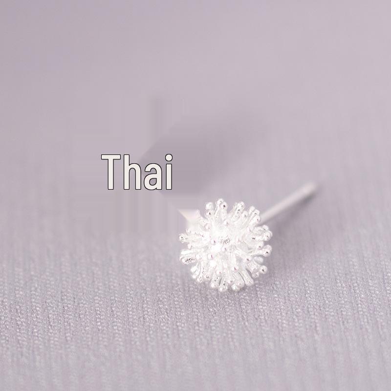 Ohrstecker mit s925 Silbernadel im koreanischen Stil für Damen – Minimalistisches & Persönlichkeitsdesign