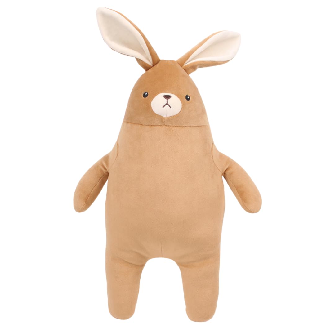 

Мягкая и приятная на ощупь плюшевая игрушка-кролик Magokoro Farm, успокаивающая подушка для тела, 30 см (коричневый)