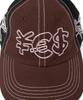 YESEYESEE Hardcore Mesh Cap Brown