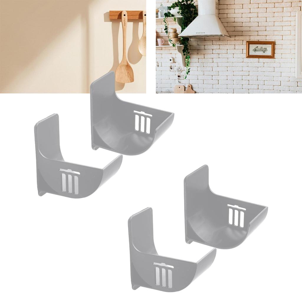 Pack of 4 Multipurpose Trash Bag Holder Adhesive Wall Mounted Organizers for Kitchen And Bathroom Storage Solution