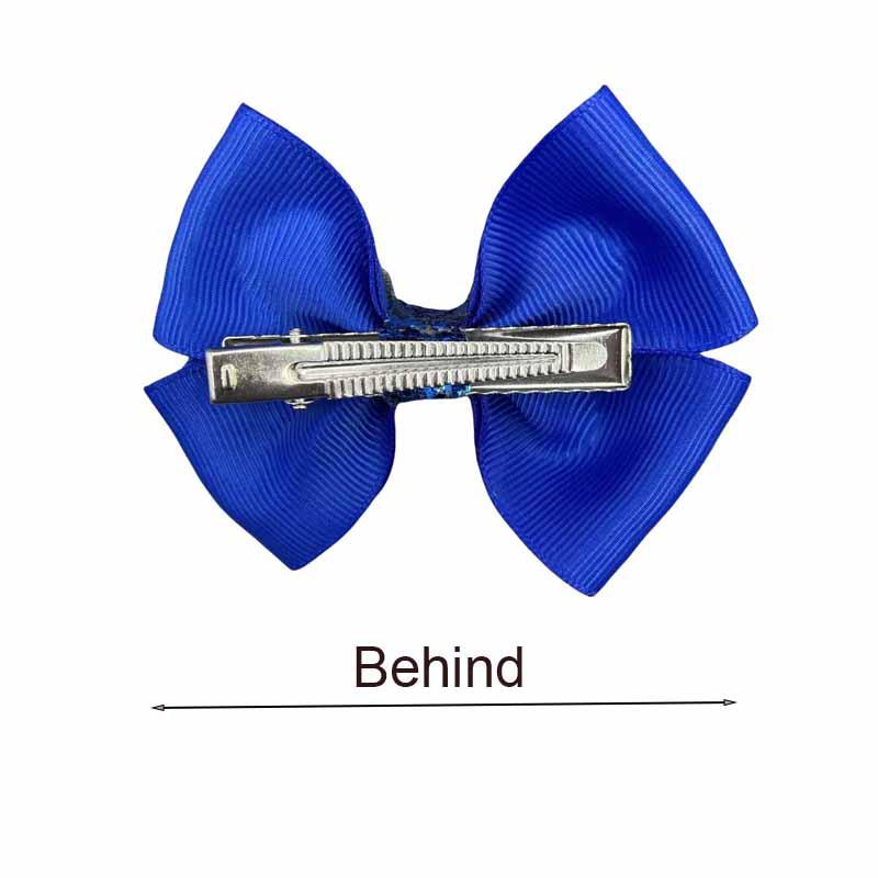 Glitter Bow Swallowtail Butterfly Hair Clip for Kids