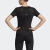 Adidas Stella McCartney P Ess Tee Fashion Casual Sports Training Short Sleeve T-Shirt Women Tops Black EA2215