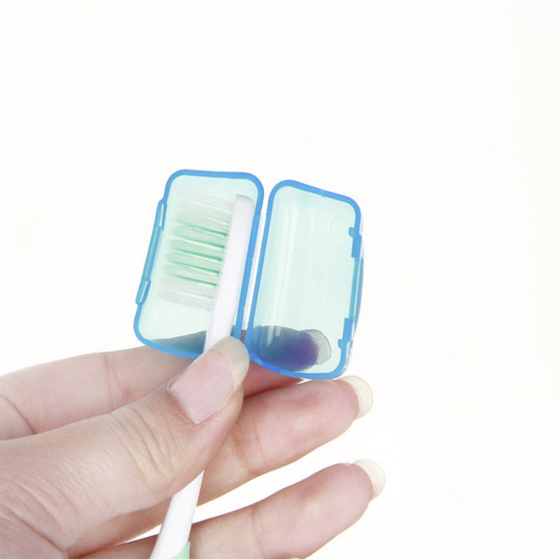 Travel Toothbrush Head Covers Toothbrush Protector Cap Portable Plastic Case Dustproof for Home Bathroom School Camping