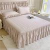 1PCs Thickened Lace Bed Skirt Four Seasons Single Piece Headcover Anti Slip and Dust Proof Bed Covers Bedding Supplies
