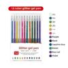 8/12/18/24Pcs Glitter Gel Pens With Shiny Sparkle Ink And Vibrant Colors Perfect For Journaling Drawing Diy Crafts School Use