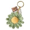 Handcrafted Crochet Daisy Keychain Pendant