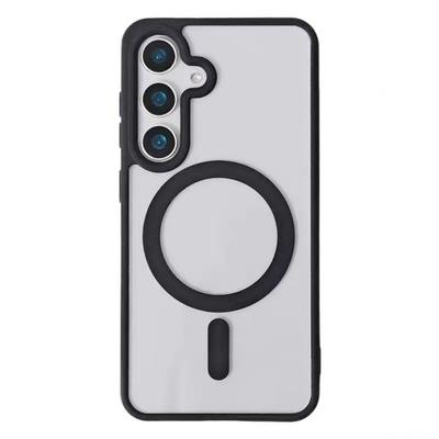 Moderne magnetische Magsafe kabellose Ladehülle für Samsung S25 S24 S23 S22 Plus FE Ultra A15 A35 A55 A16 A26 A36 Stoßfeste Abdeckung