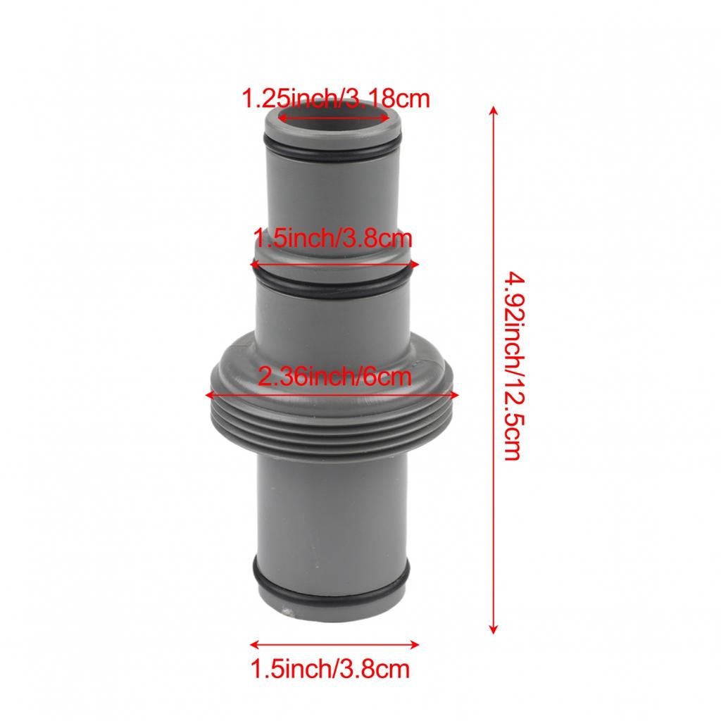 Enhanced Performance Hose Connector for 32 Mm and 38 Mm For Pool Systems